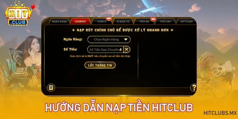 Nạp tiền Hitclub
